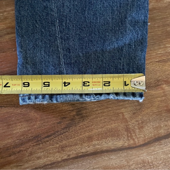 J. Crew Indigo Denim Jeans, Size 2 (24) - Picture 6 of 7
